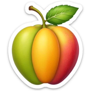 llaverito aesthetic de frutas sticker