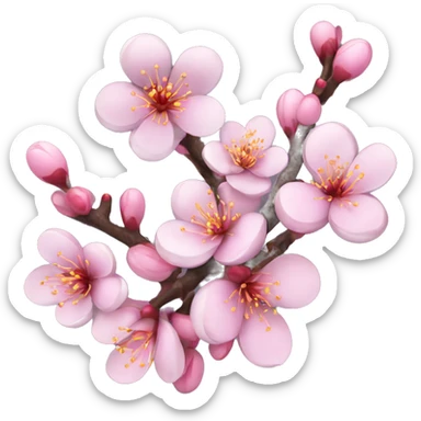 plum blossom sticker