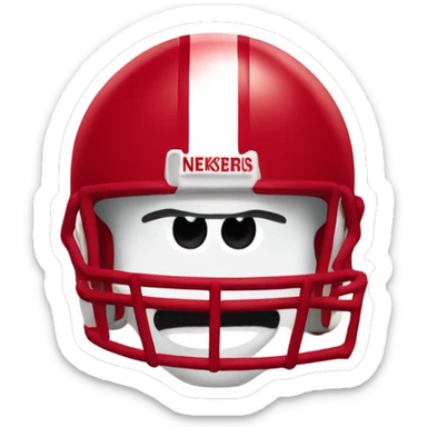 Nebraska Cornhuskers Football sticker