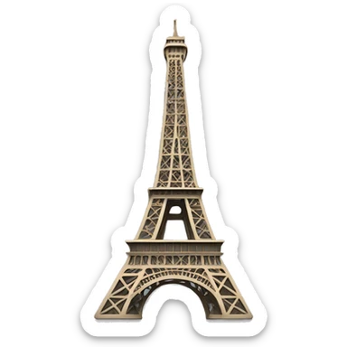 Eiffel tower sticker