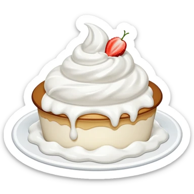 whipped cream sticker