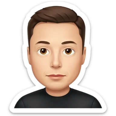 elon musk sticker