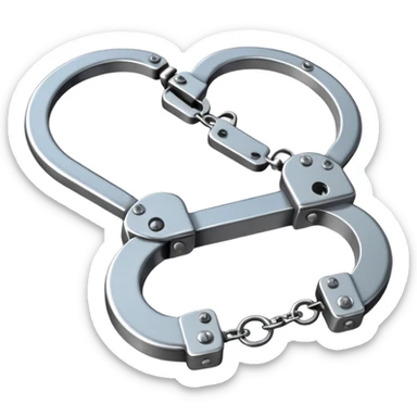 handcuffed sticker