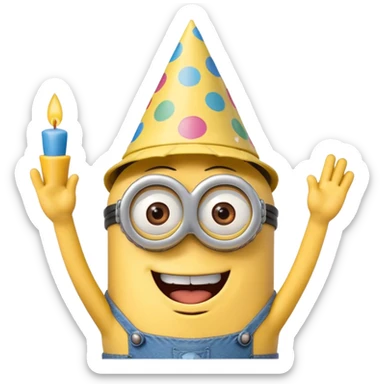 Minion🎂Bob esponja sticker
