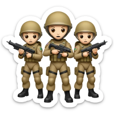 3 soldier vs alien.  2025 usa sticker