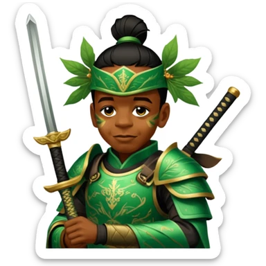 Emerald Samurai sticker