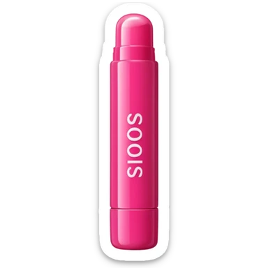 eos lip balm tube shaped like a lipgloss with eos on it  sticker