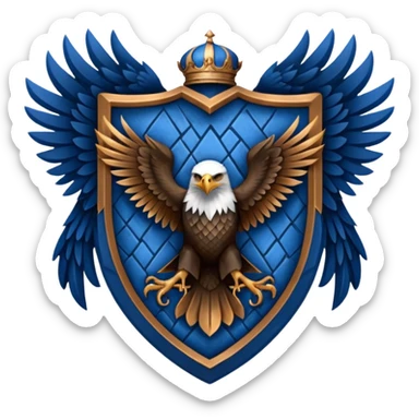 Hogwarts Ravenclaw crest Eagle sticker