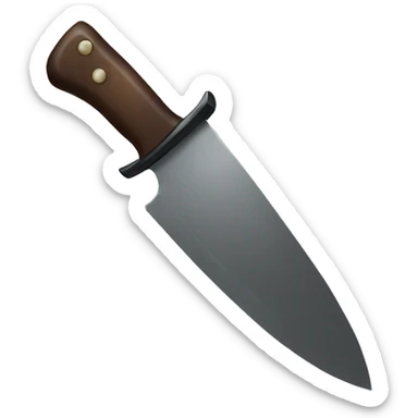 A knife but make it coquette sticker