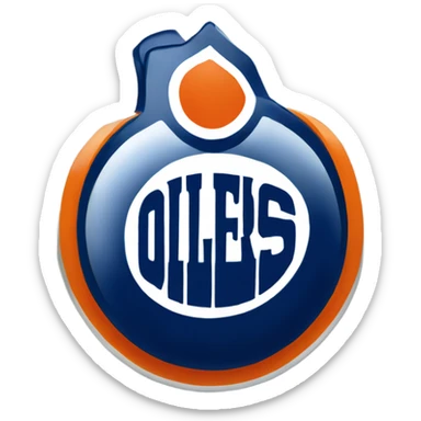 Edmonton Oilers Logo sticker