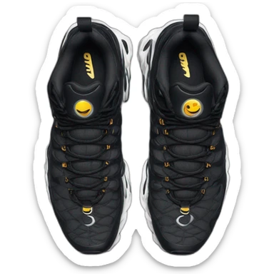 3D perspective nike tn black sticker