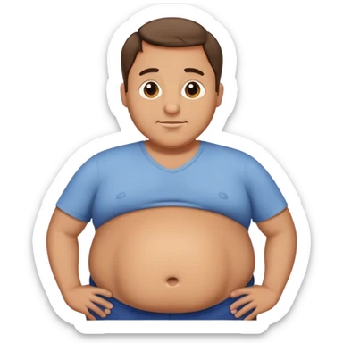 Big belly Spencer  sticker