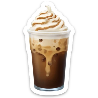 Iced coffee sticker