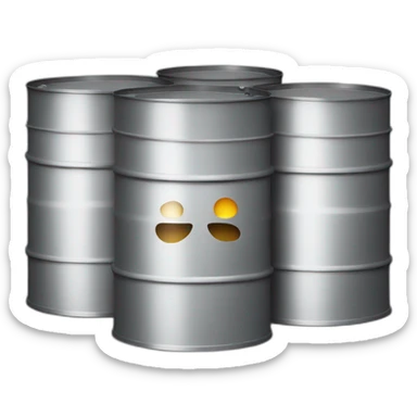 oil barrel sticker