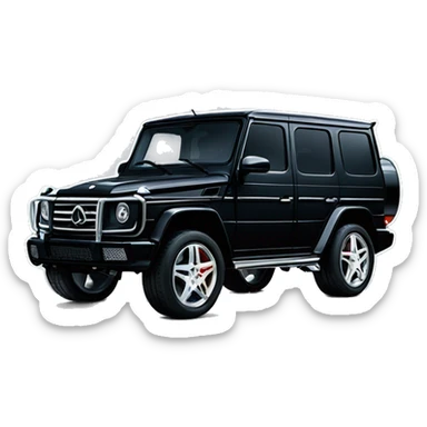 Black g wagon with Pepsi Rolex and has brand of mj on both of them sticker