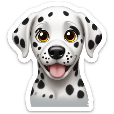Dalmatian pup sticker