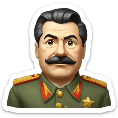 Joseph Stalin with gamepad sticker