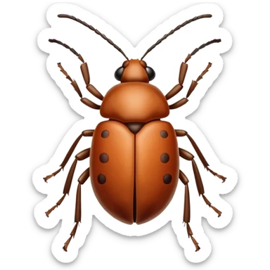 tick insect wearing nike logo sticker