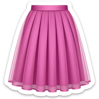 tulle skirt sticker