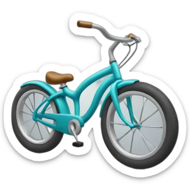 Un vélo full ssuspendu sticker