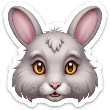Exorcist rabbit sticker