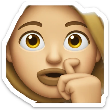 shhhh quiet please sticker