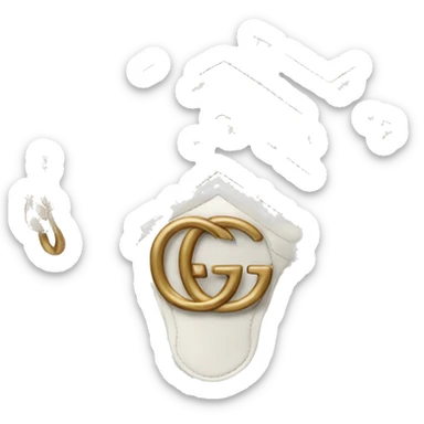 white gucci bag sticker