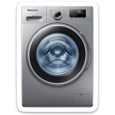 Samsung washing machine sticker