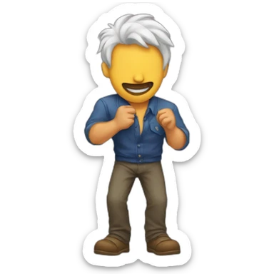 Hommes qui s'embrassent sticker