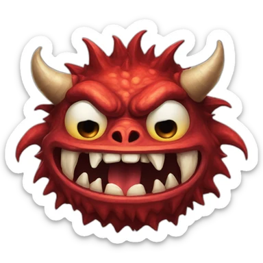 bière démon monster sticker