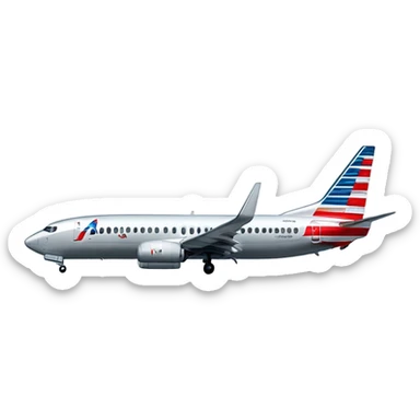 Single American Airlines 737 Max 8 sticker