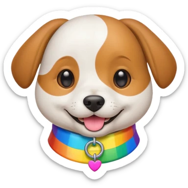 Gay dog sticker