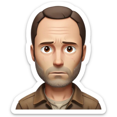 Rick grimes  sticker