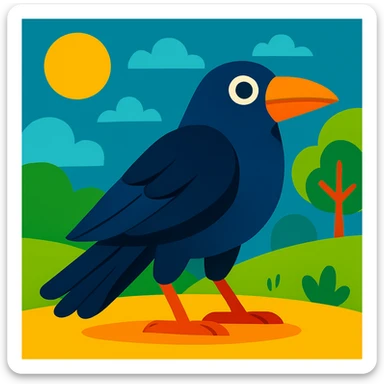 Raven sticker