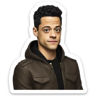 Rami malek sticker