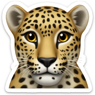 Leapord sticker