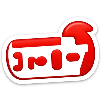 The Word "important" written in a red font sticker