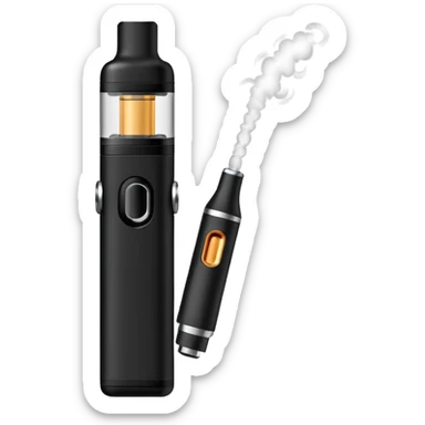 black vape sticker