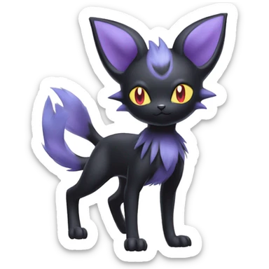 Umbreon-Litten-Espeon-Zorua-fusion-hybrid full body sticker