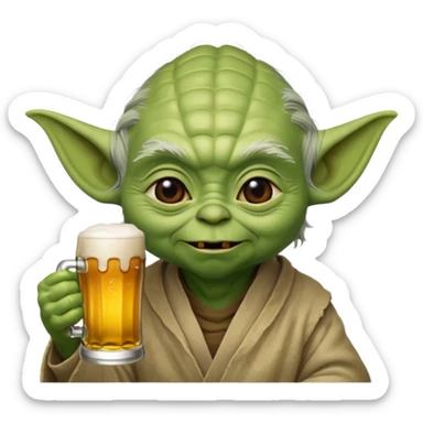 :yoda-drink-beer: sticker