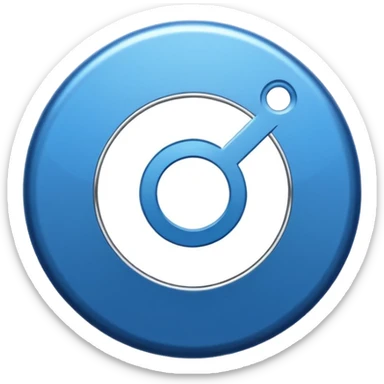 BLUE tick badge of Instagram  sticker