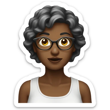 Woman whos photography sticker