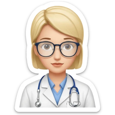 medicine worker analyst sticker