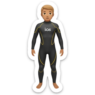 diver full body
 sticker