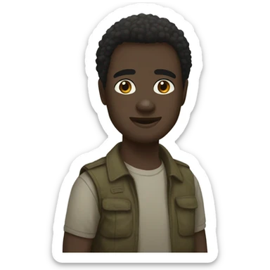 Niska au Congo  sticker