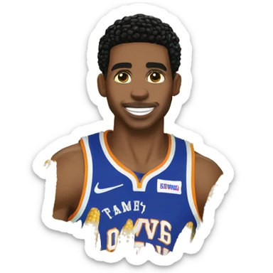 Shai Gilgeous Alexander corn rows sticker