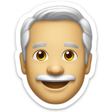 The known leader of USSR smiling sticker