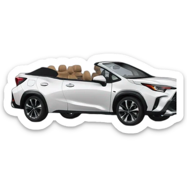 Toyota corolla cross 2021 cabrio sticker