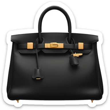 Hermès black bag sticker