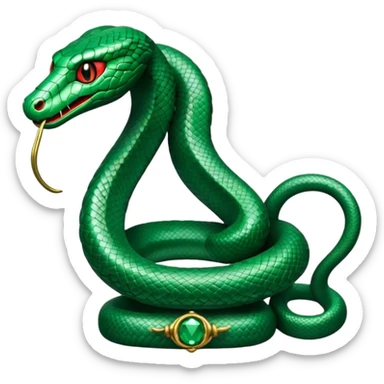 Enfermagem uma lamparina com uma cobra em volta  sticker